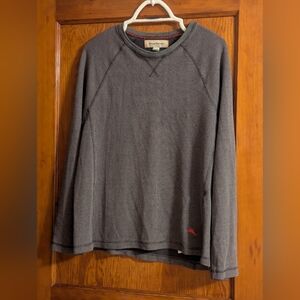 Tommy Bahama Heather Gray Thermal Shirt